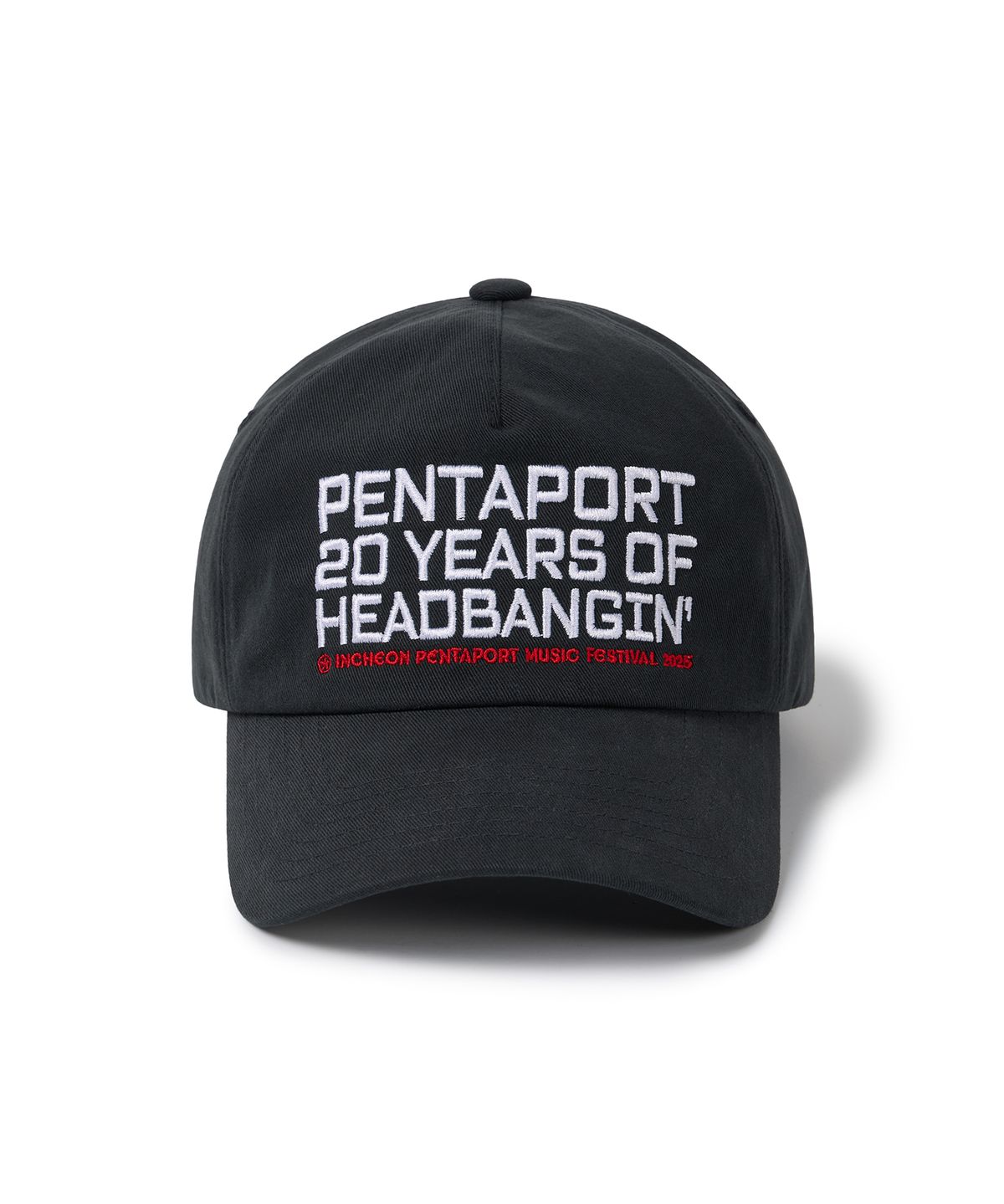 디스커스 애슬레틱(DISCUS ATHLETIC) 2025 PENTAPORT 레터링 5패널 캡 네이비