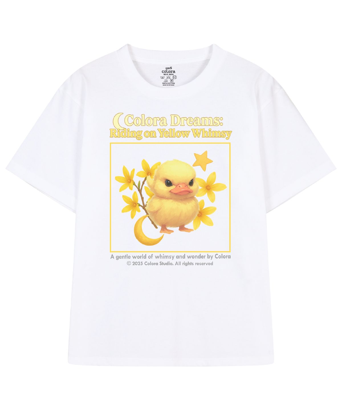 컬로라(COLORA) 컬로라 드림 베이비 덕 반팔 티셔츠 (3color)