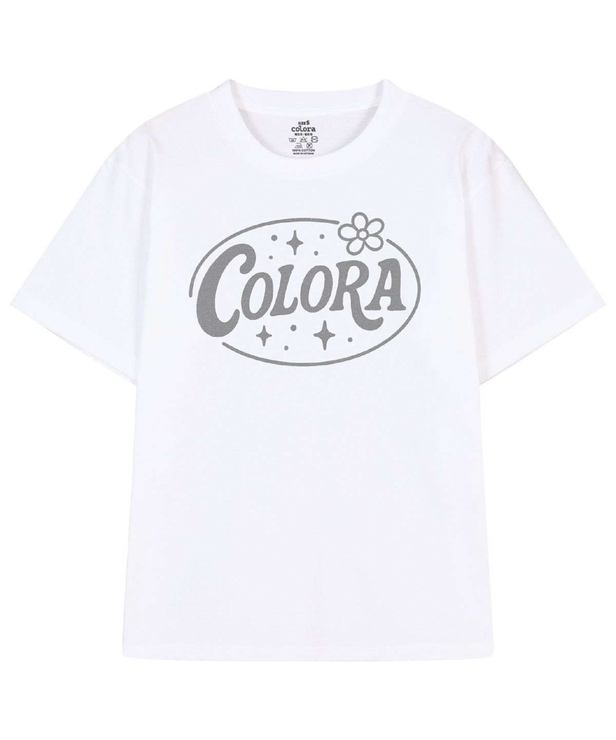 컬로라(COLORA) 컬로라 큐트 로고 반팔 티셔츠 (3color)