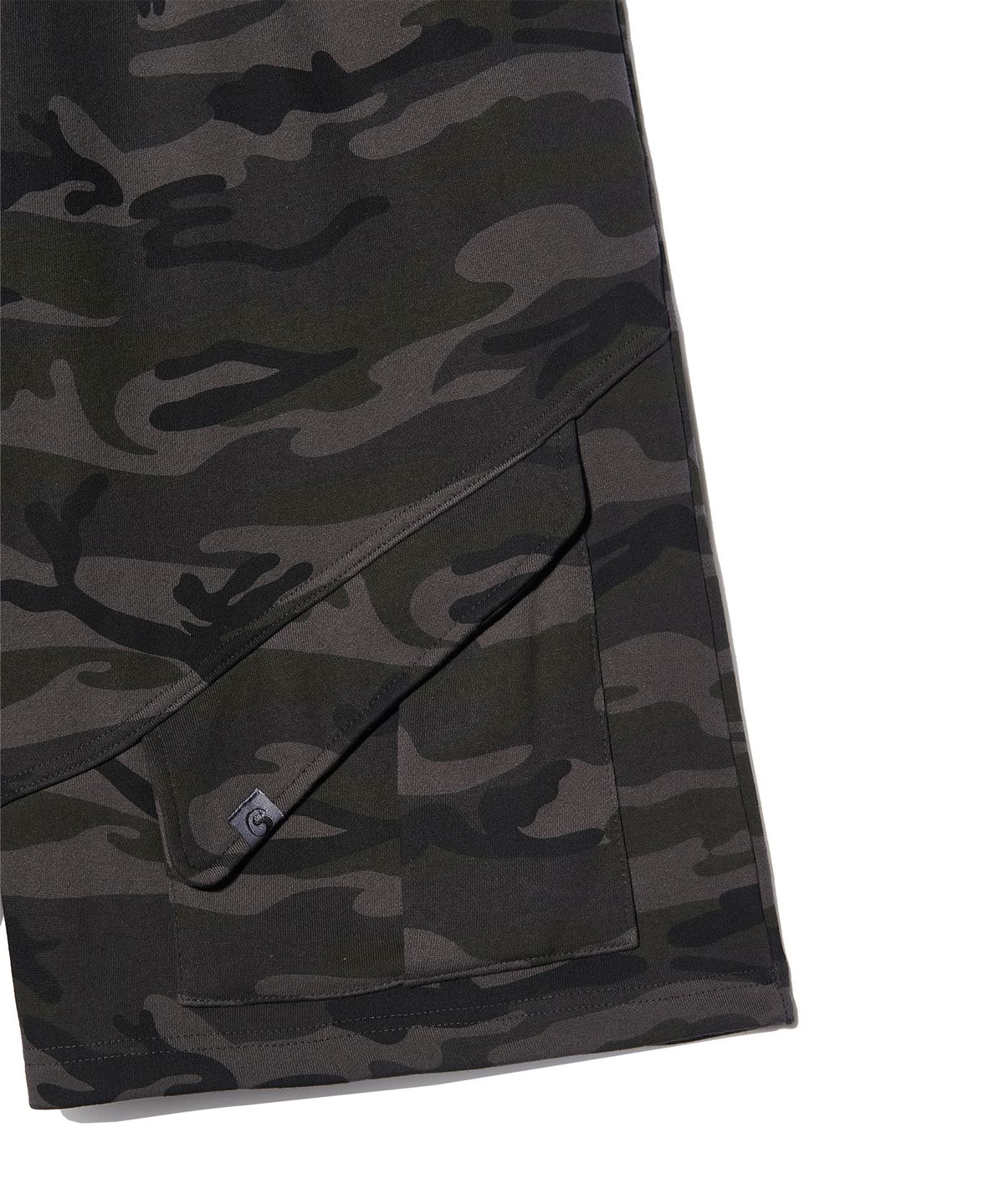 피스메이커(PIECE MAKER) TS POCKET BERMUDA SWEAT PANTS (CAMOUFLAGE)