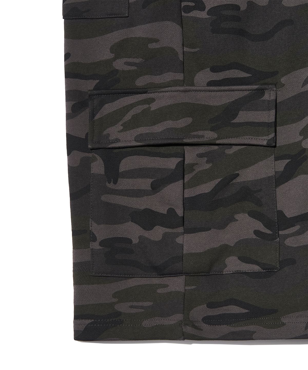 피스메이커(PIECE MAKER) TS POCKET BERMUDA SWEAT PANTS (CAMOUFLAGE)