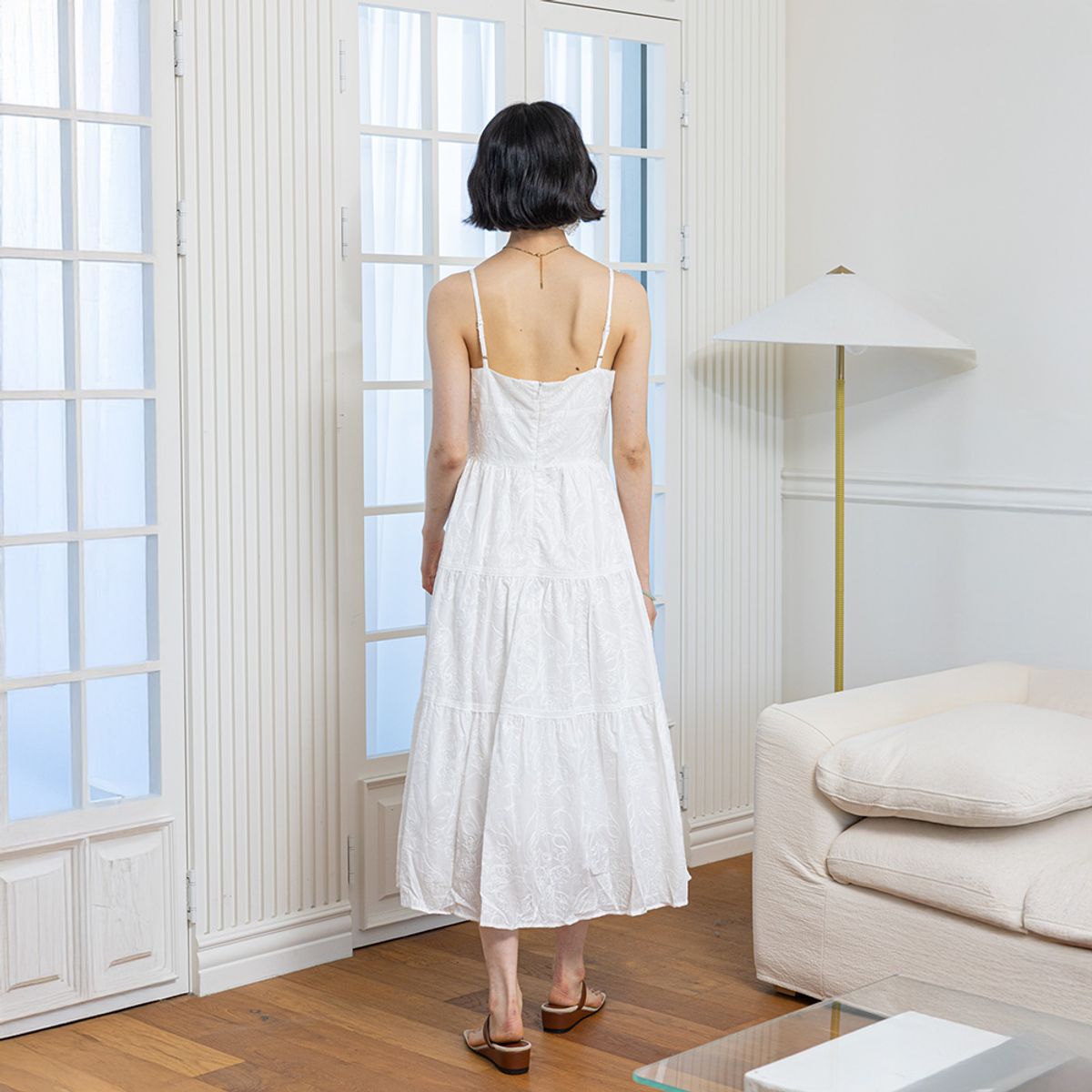 랭썬(LANGSON) LS_Pure white dress