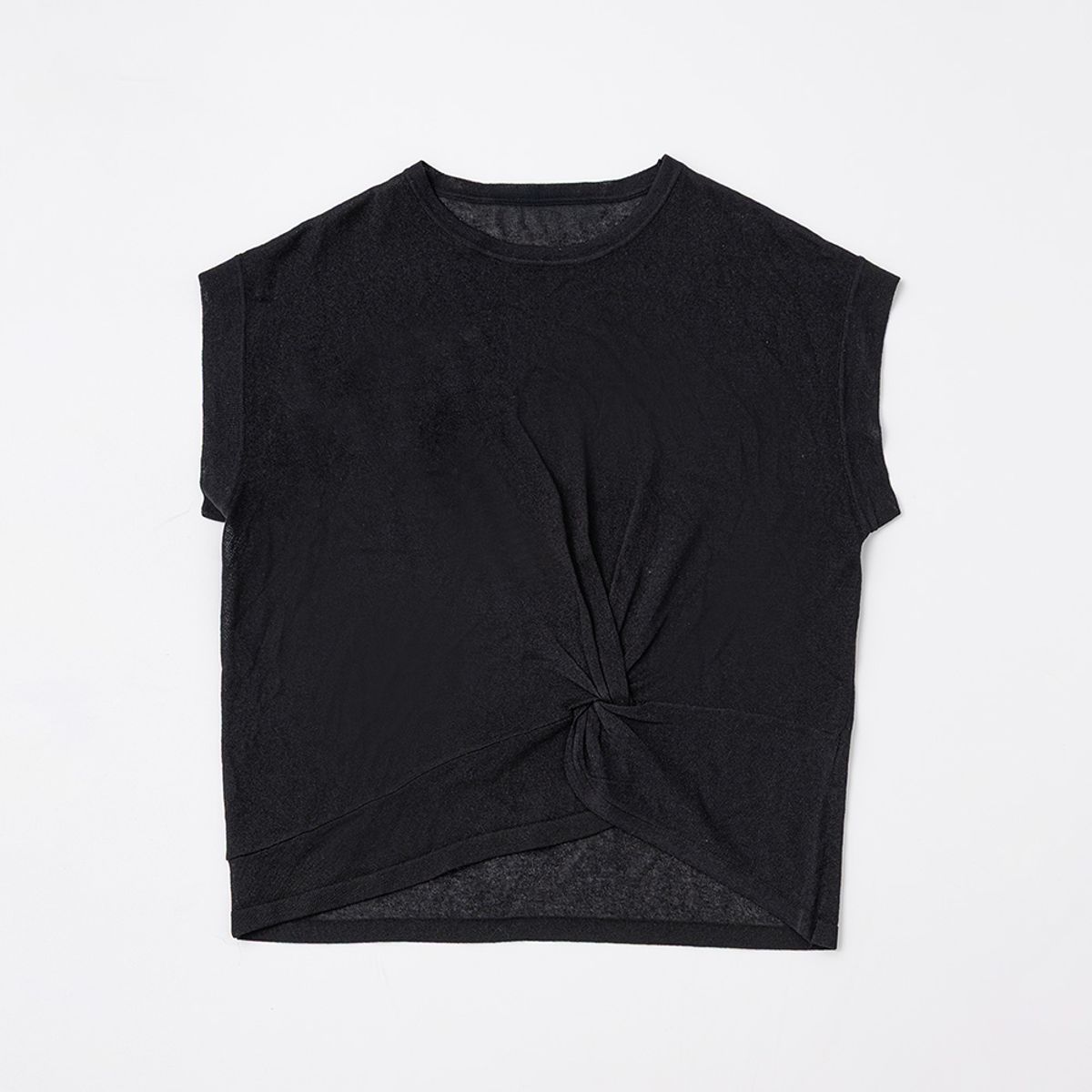랭썬(LANGSON) LS_Twist knit top_2color