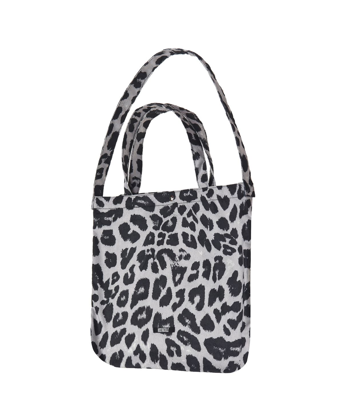 닉앤니콜(NICK&NICOLE) LEOPARD TWOWAY SQUARE BAG_BLACK