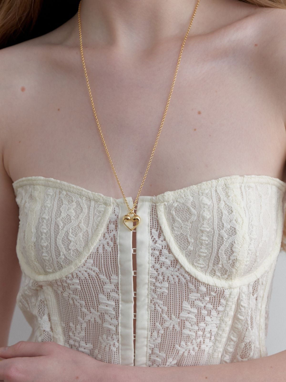 러브미몬스터(LOVE ME MONSTER) Bold Mont Long Chain Necklace (L251MNK130)