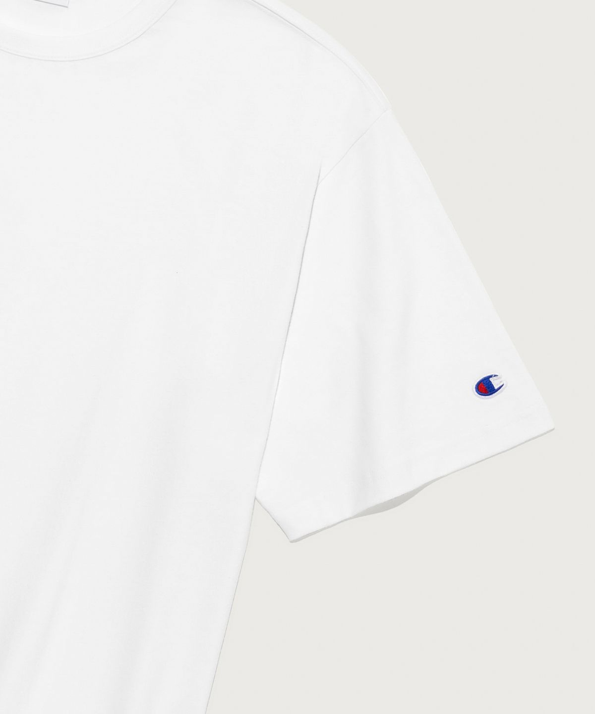 챔피온(CHAMPION) C로고 UNI 반팔 티셔츠 White