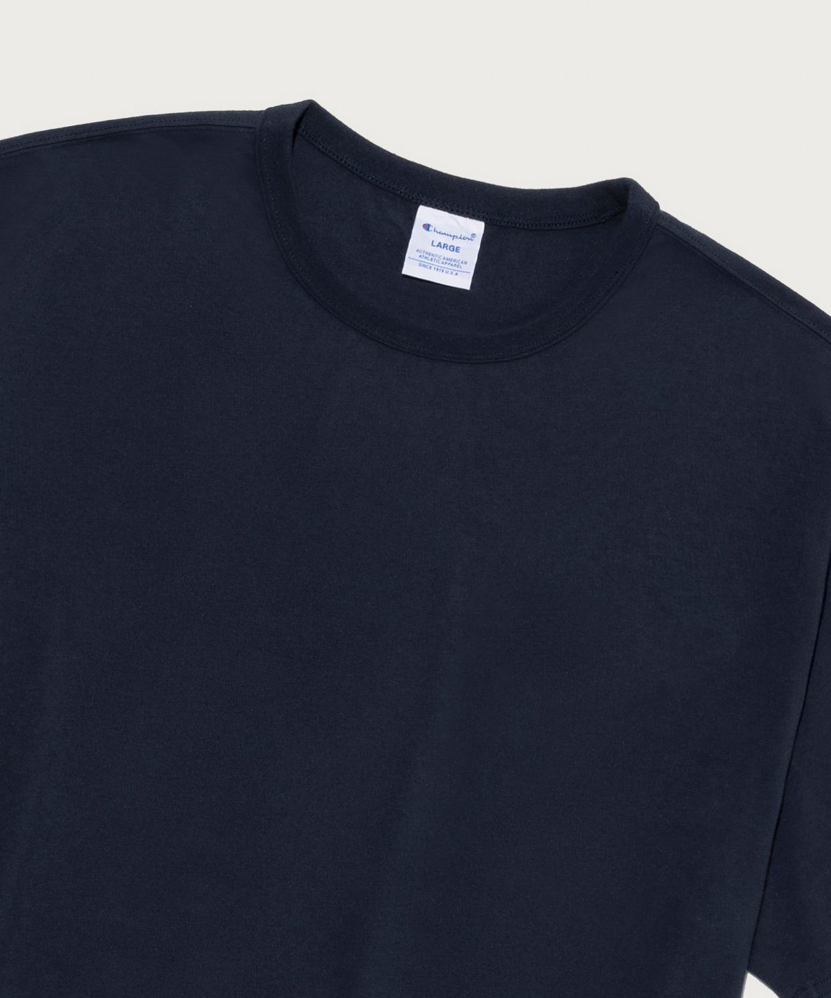 챔피온(CHAMPION) C로고 UNI 반팔 티셔츠 Navy