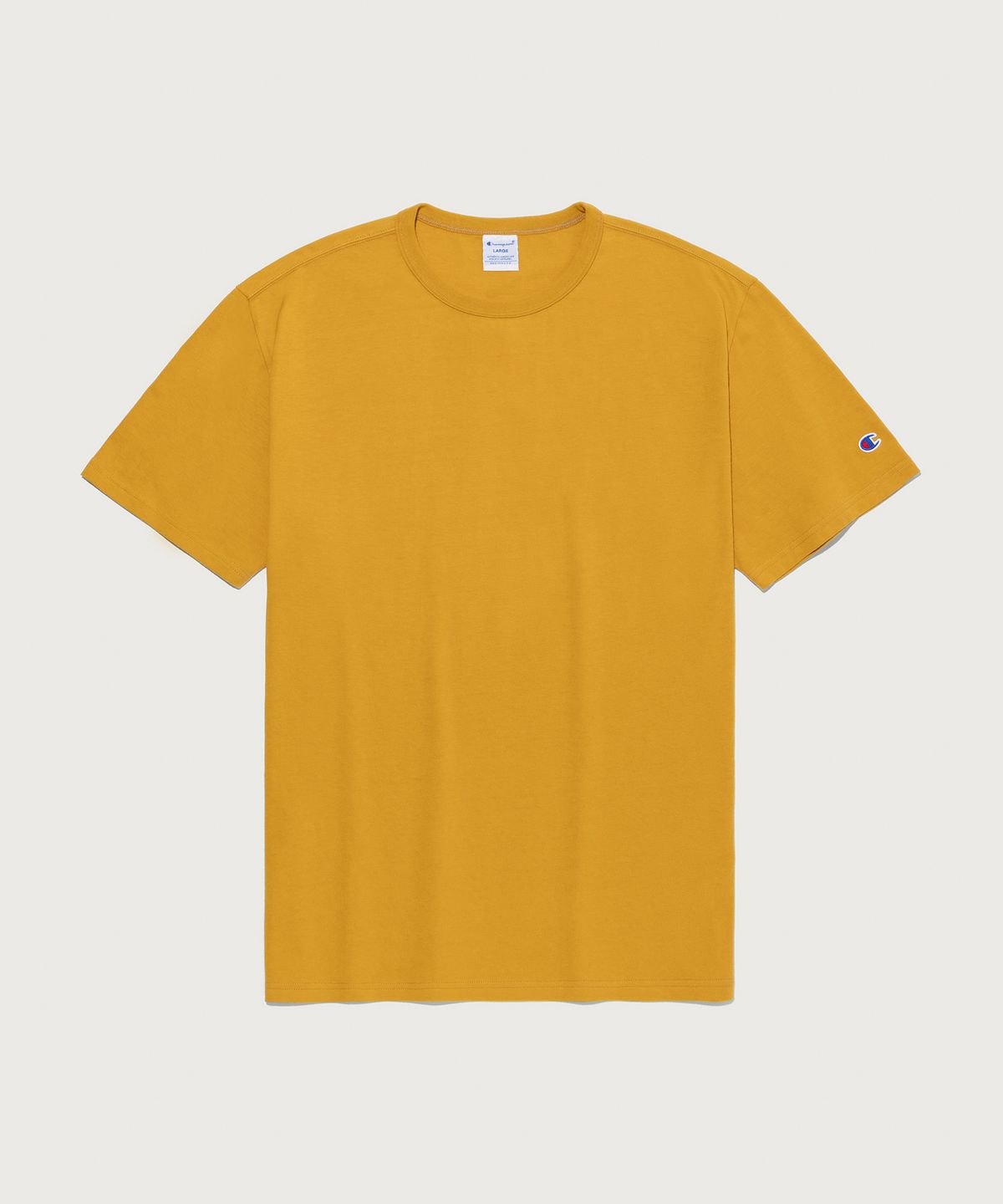 챔피온(CHAMPION) C로고 UNI 반팔 티셔츠 Mustard