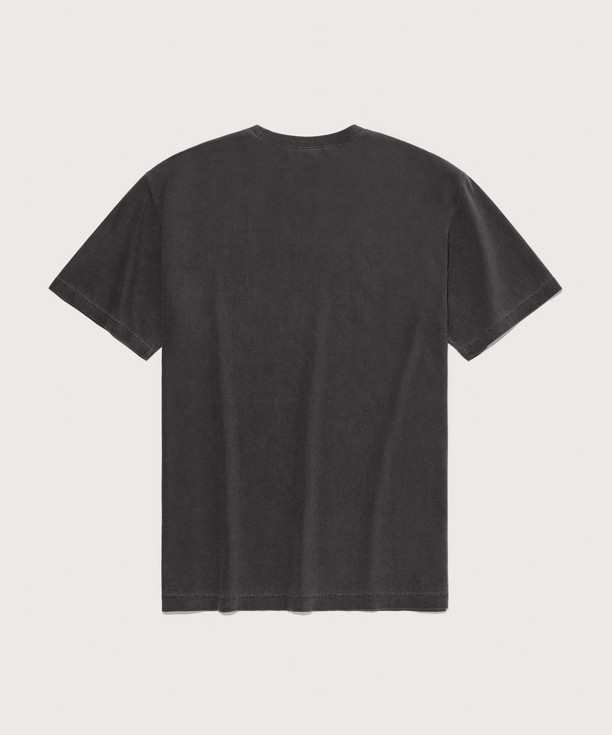 챔피온(CHAMPION) 빅 로고 피그먼트 반팔 티셔츠 Charcoal