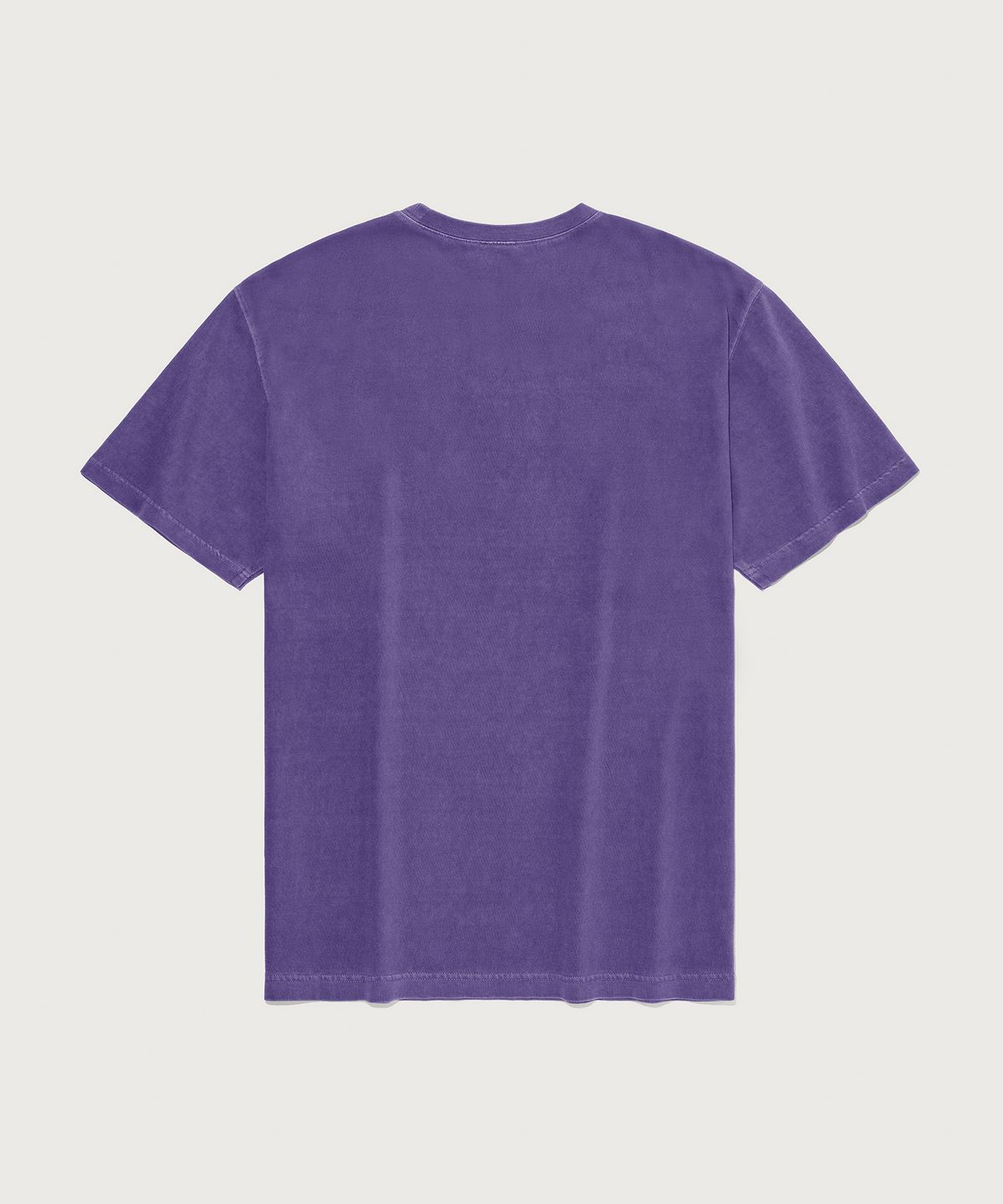 챔피온(CHAMPION) 빅 로고 피그먼트 반팔 티셔츠 Purple