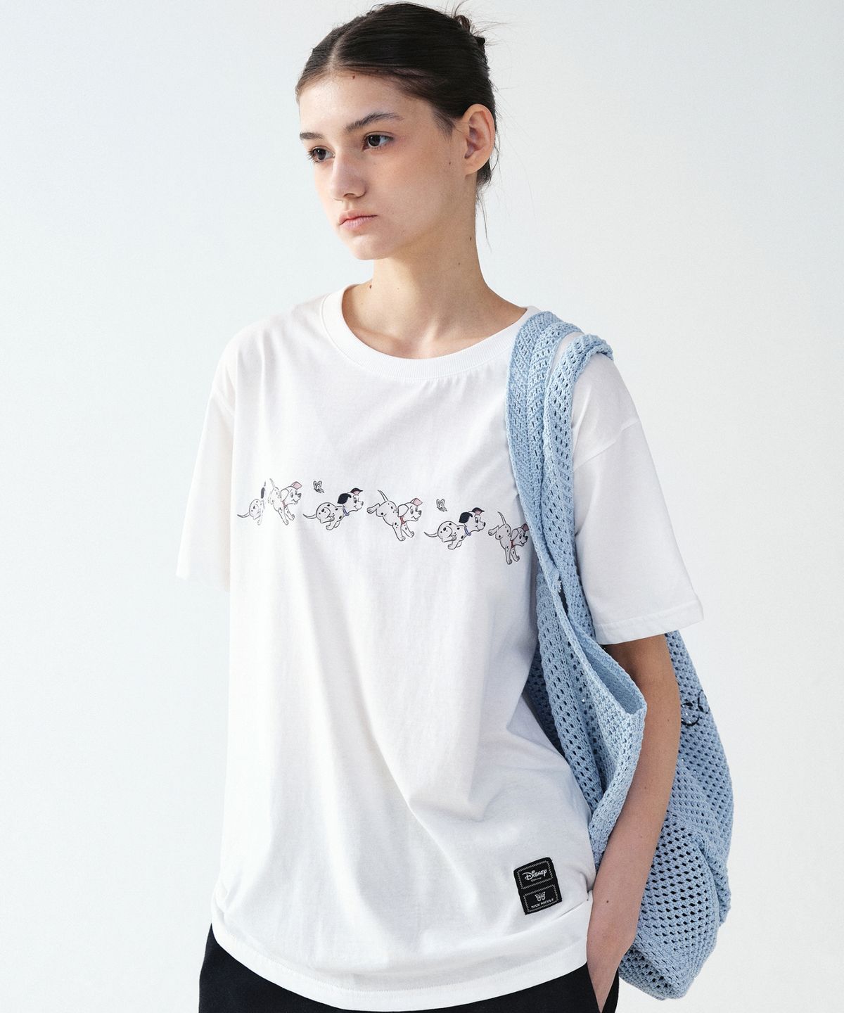 닉앤니콜(NICK&NICOLE) NICOLE CROCHET KNIT BAG_SKY BLUE