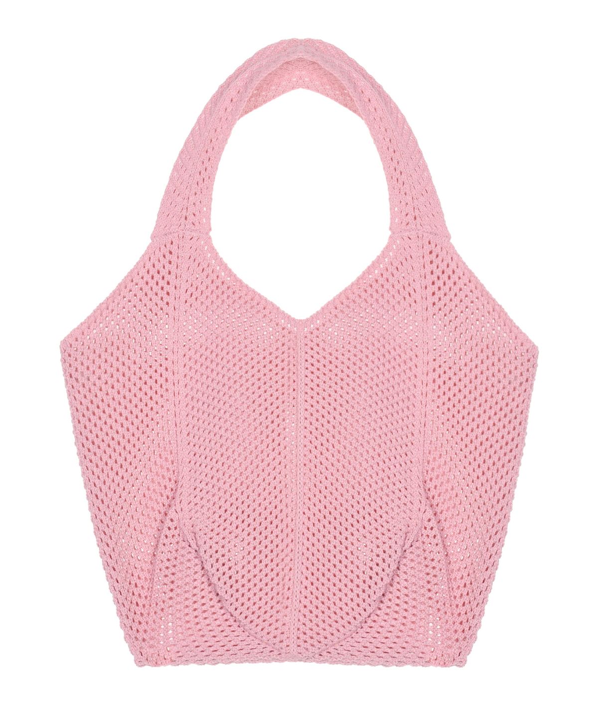 닉앤니콜(NICK&NICOLE) NICOLE CROCHET KNIT BAG_PINK