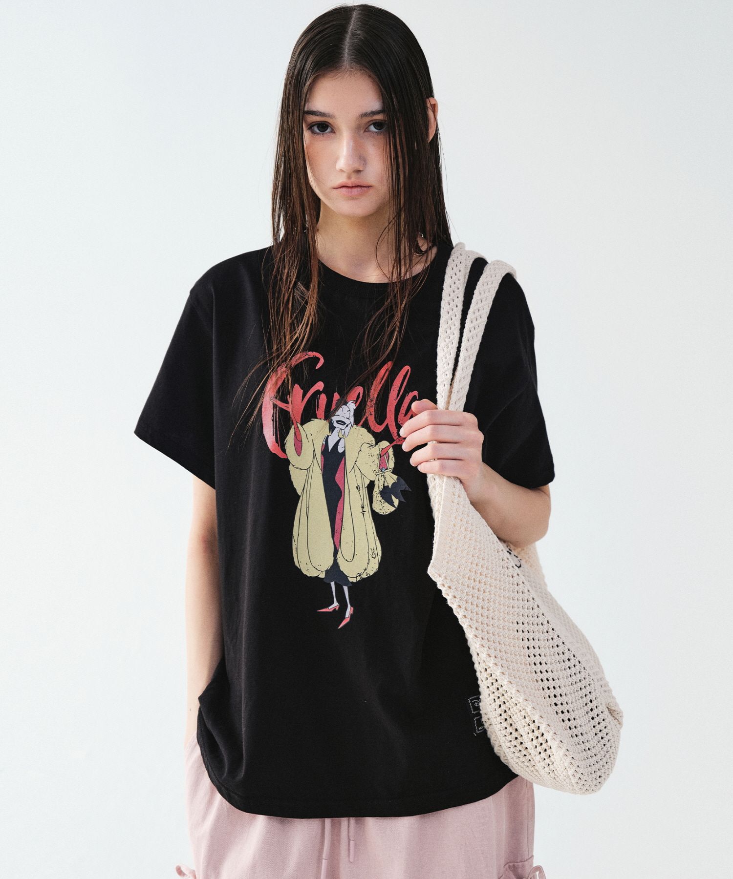 【NICK&NICOLE】 NICOLE CROCHET KNIT BAG /追跡付 NICK&NICOLE NICOLE CROCHET KNIT BAG
