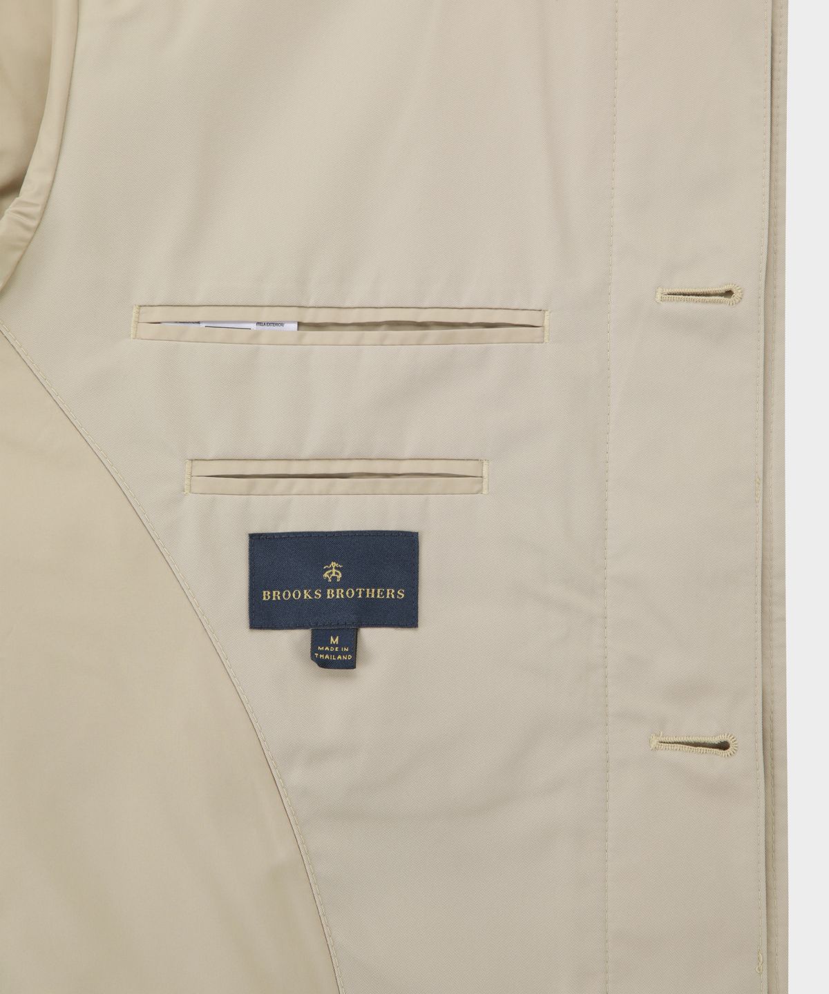 브룩스 브라더스(BROOKS BROTHERS) 나일론 카 코트 (베이지) (BBCZMF9252ZFS)