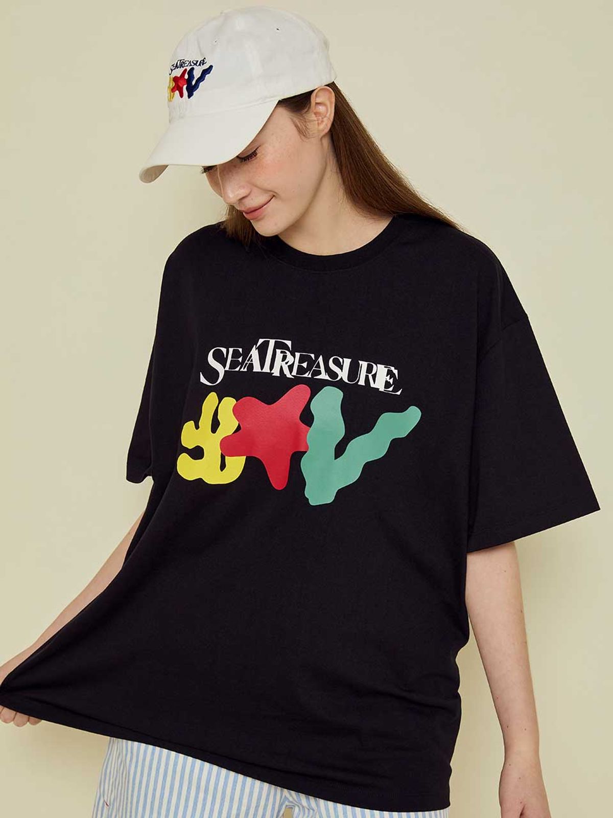 조셉앤스테이시(JOSEPH&STACEY) Lucky Sea Treasure T-Shirt (ALL)