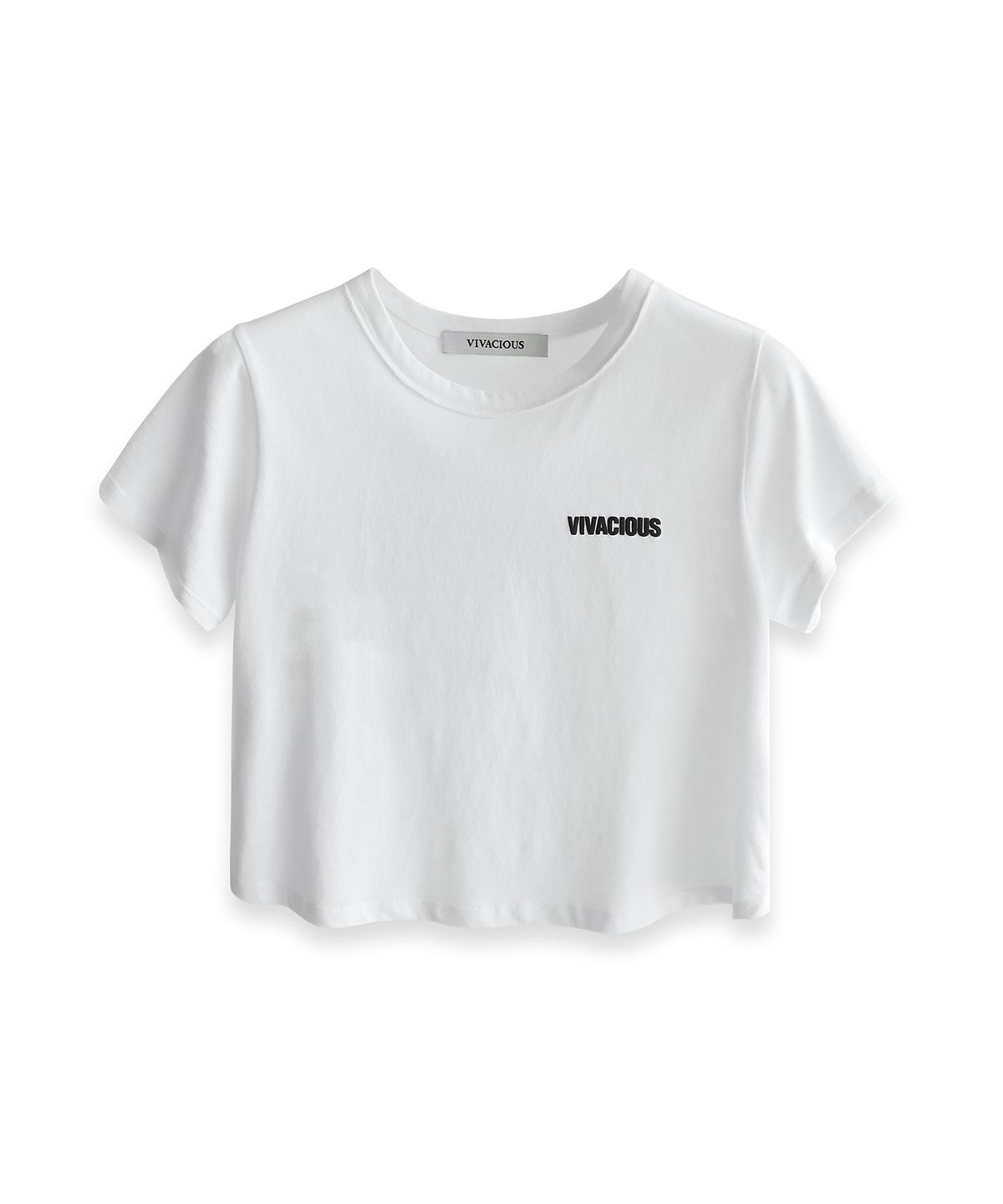 비바셔스(VIVACIOUS) Adia Crop Tee BLACK