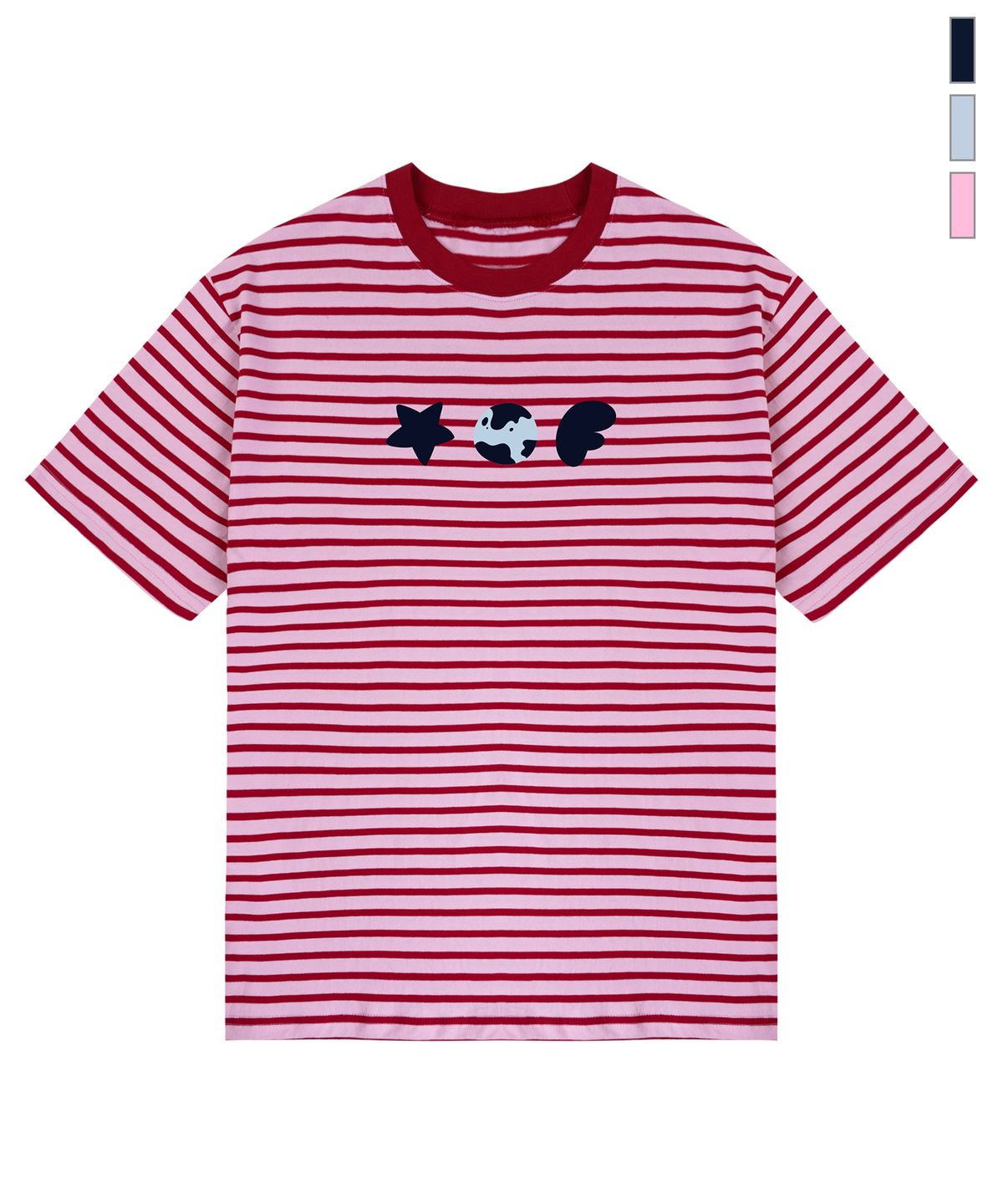 그레이버(GRAVER) [UNISEX]TRIO 스트라이프 반팔티_3color