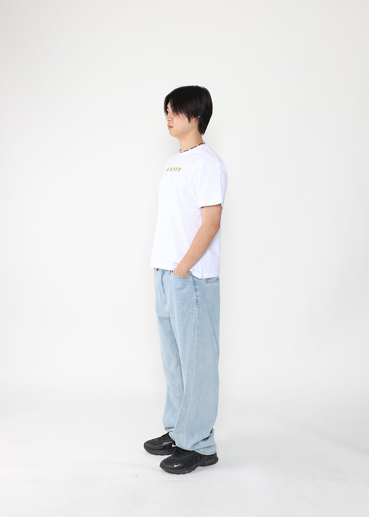 도톤(DOTON) STARING CROP T-SHIRTS(White)