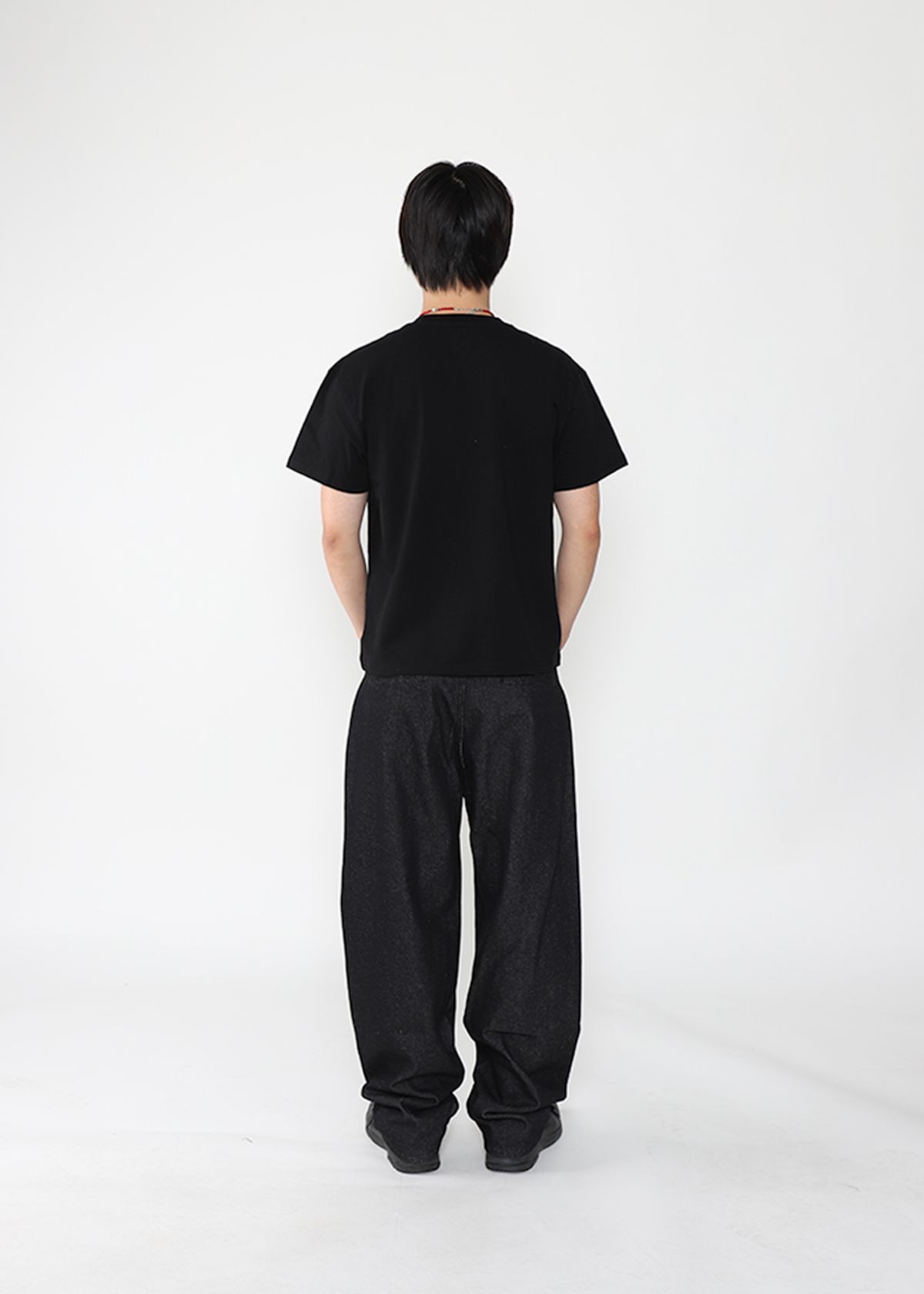 도톤(DOTON) DTN CROP T-SHIRTS(Black)