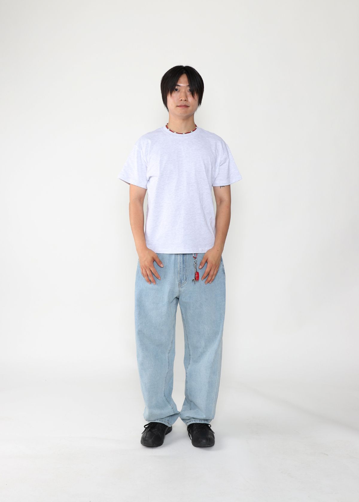 도톤(DOTON) DTN CROP T-SHIRTS(1% Melange)