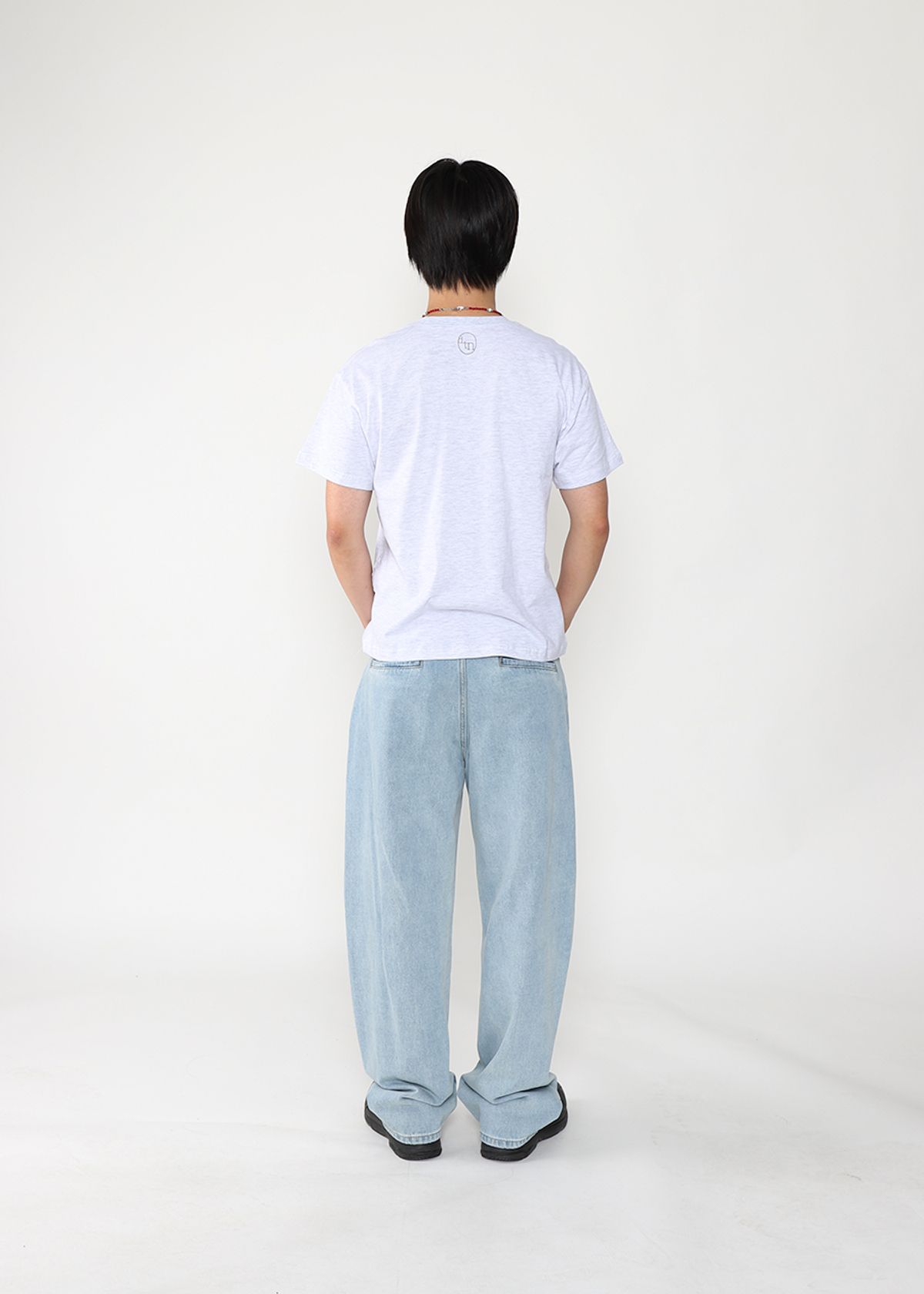 도톤(DOTON) DTN CROP T-SHIRTS(1% Melange)