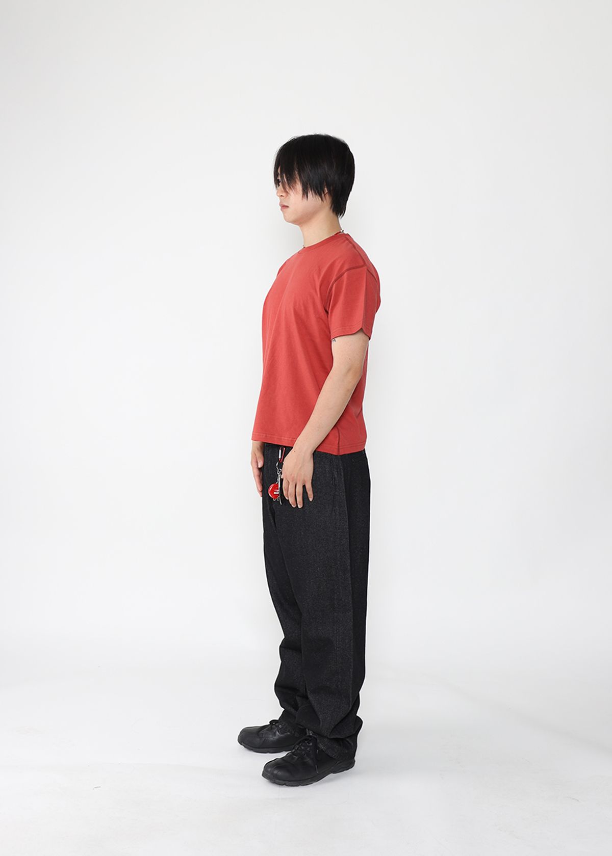 도톤(DOTON) DTN CROP T-SHIRTS(Brick red)
