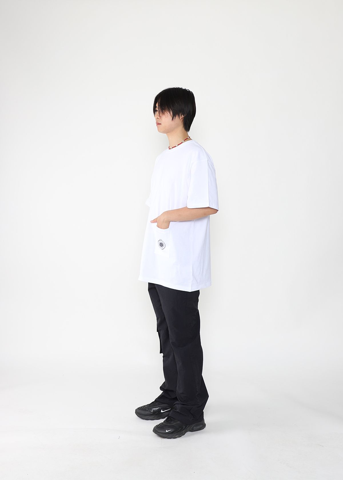 도톤(DOTON) POCKET OVERSIZED T-SHIRTS(White)