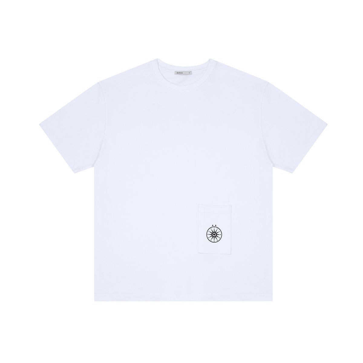 도톤(DOTON) POCKET OVERSIZED T-SHIRTS(White)