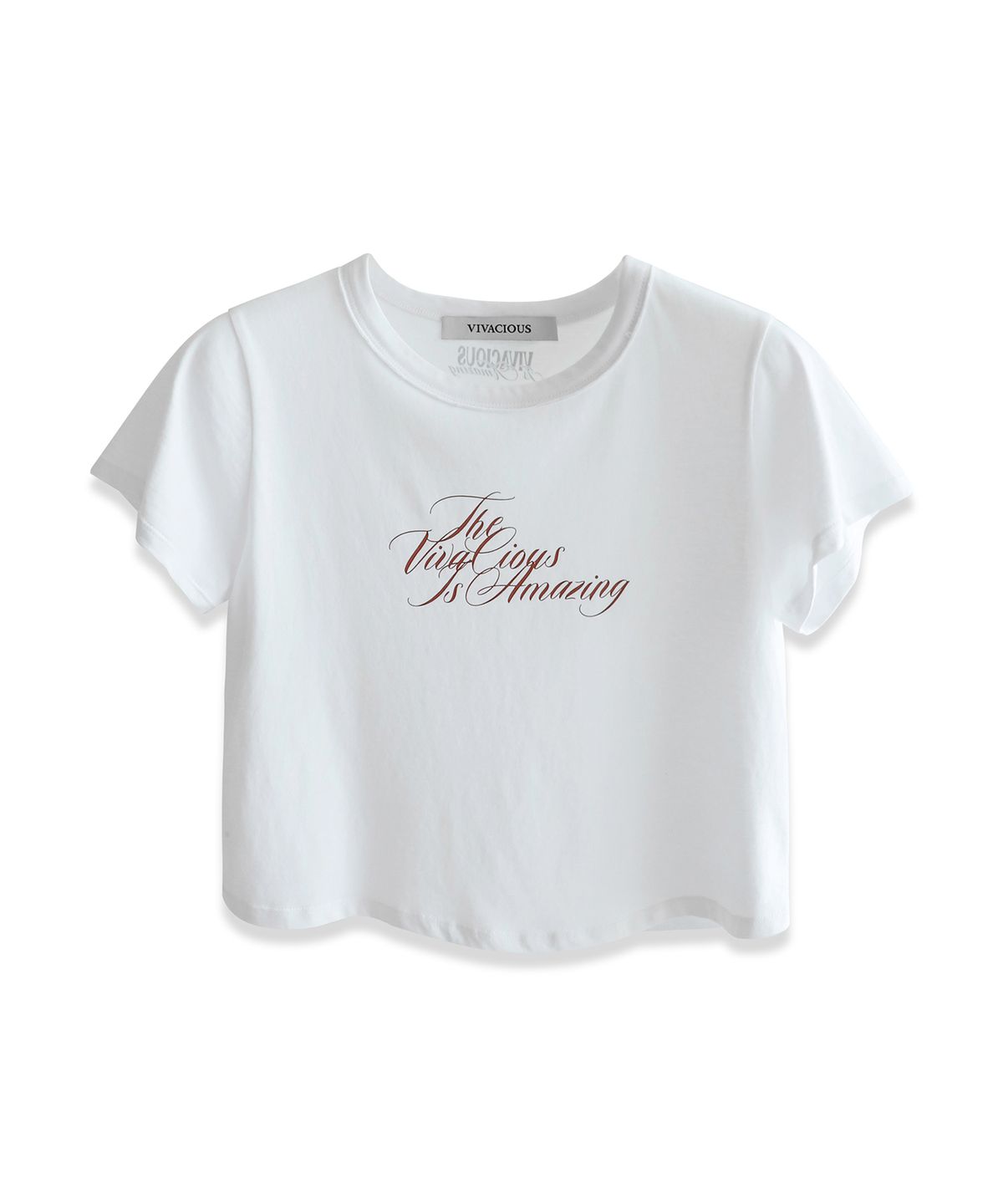 비바셔스(VIVACIOUS) Odette Crop Tee WHITE