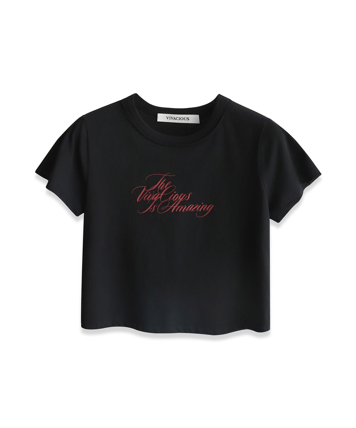 비바셔스(VIVACIOUS) Odette Crop Tee WHITE