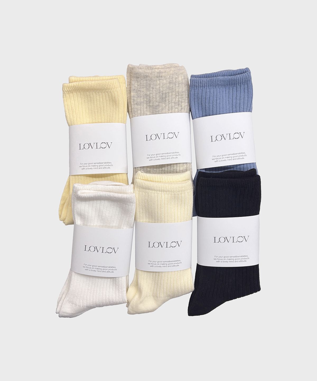 로브로브(LOVLOV) SOFT TINT SOCKS