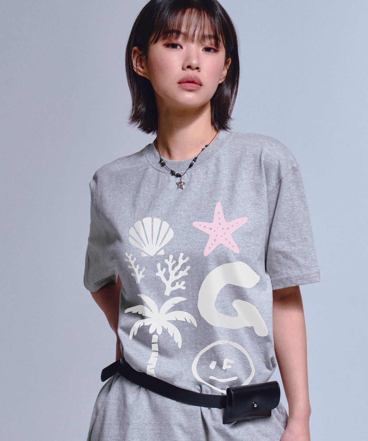 그레이버(GRAVER) [UNISEX]G BEACH 반팔티_3color