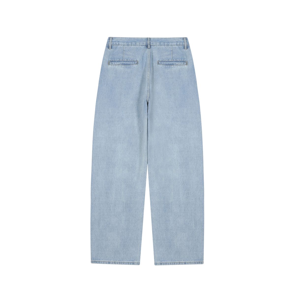 도톤(DOTON) WIDE CURVED JEANS(Blue)