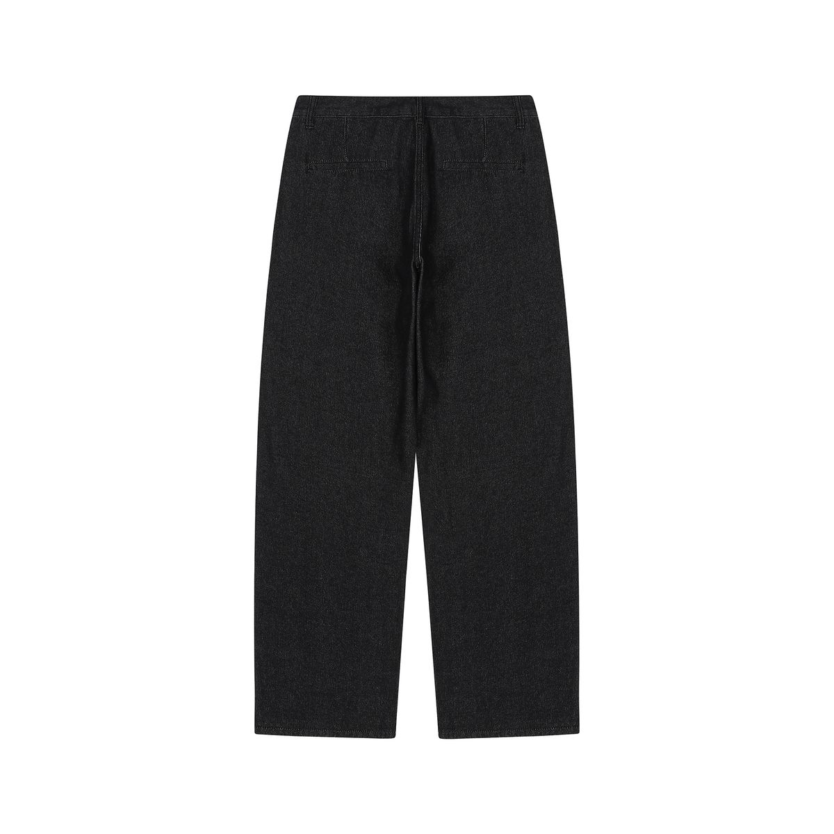 도톤(DOTON) WIDE CURVED JEANS(Black)
