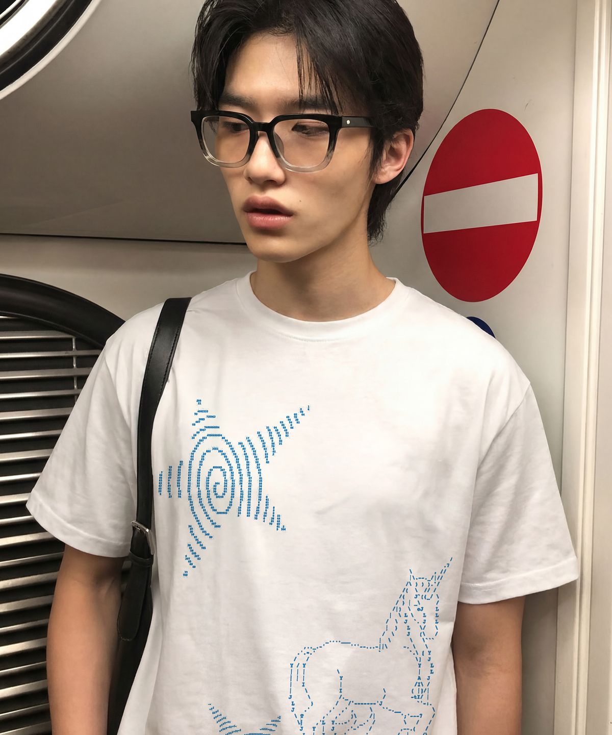 그레이버(GRAVER) [UNISEX]아스키 유니콘 반팔티_2color