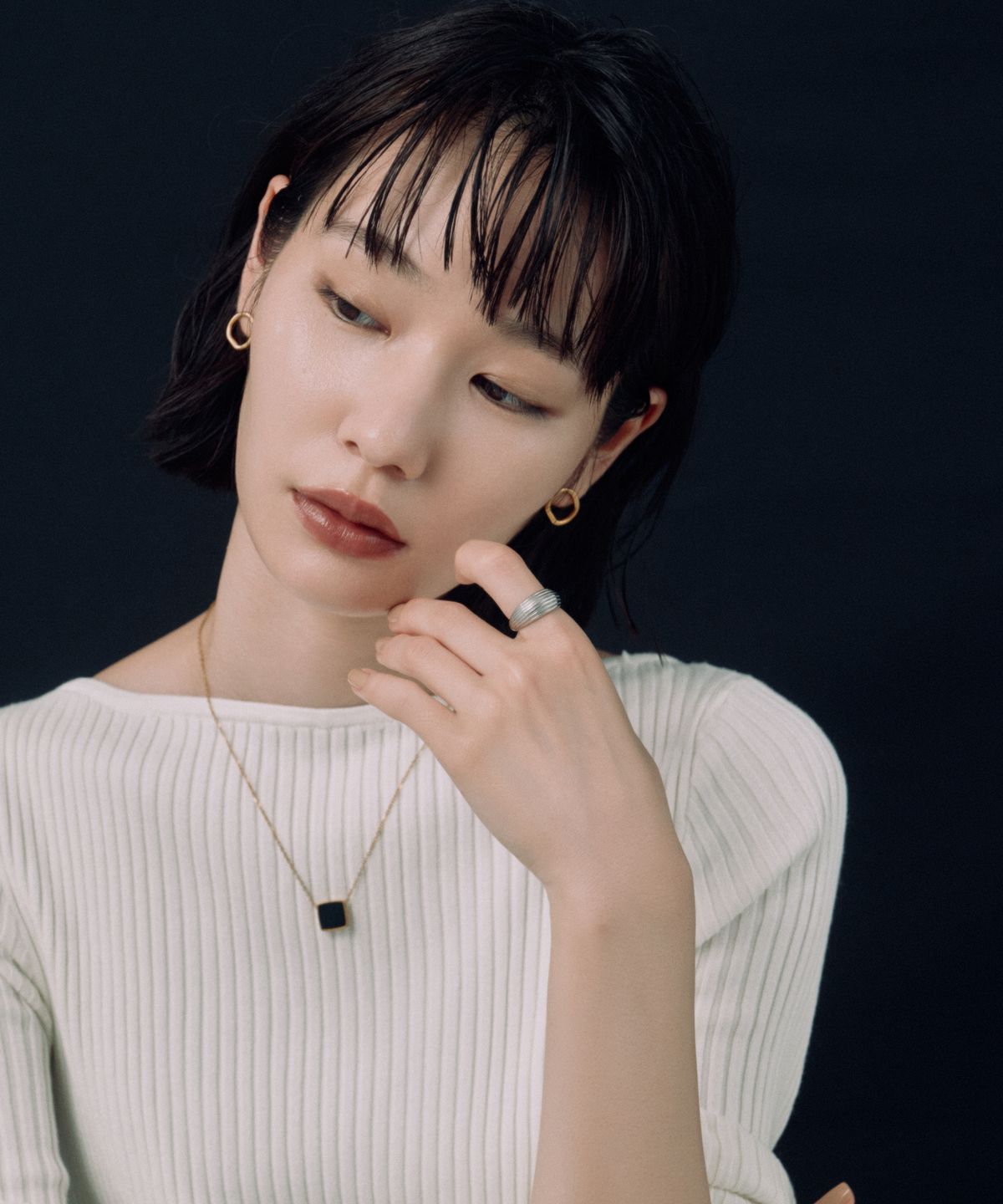 노비스도쿄(NOVICE TOKYO) 스택 링 Stack Ring［Stainless］/ Silver