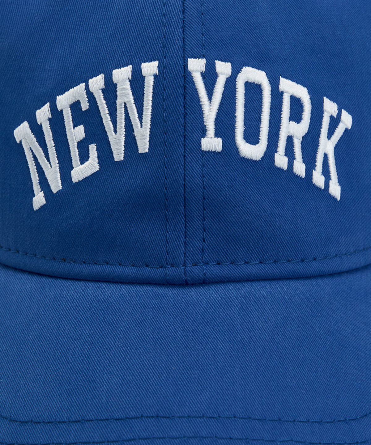 에르에르(ERER) Embroidered New York Artwork Baseball Cap Blue