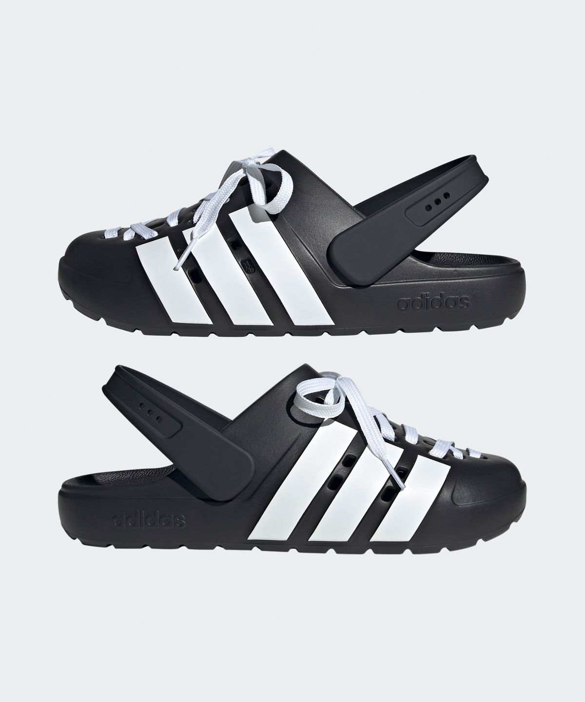 아디다스(ADIDAS) 아딜렛 클로그 2.0 - 블랙 / JR4025