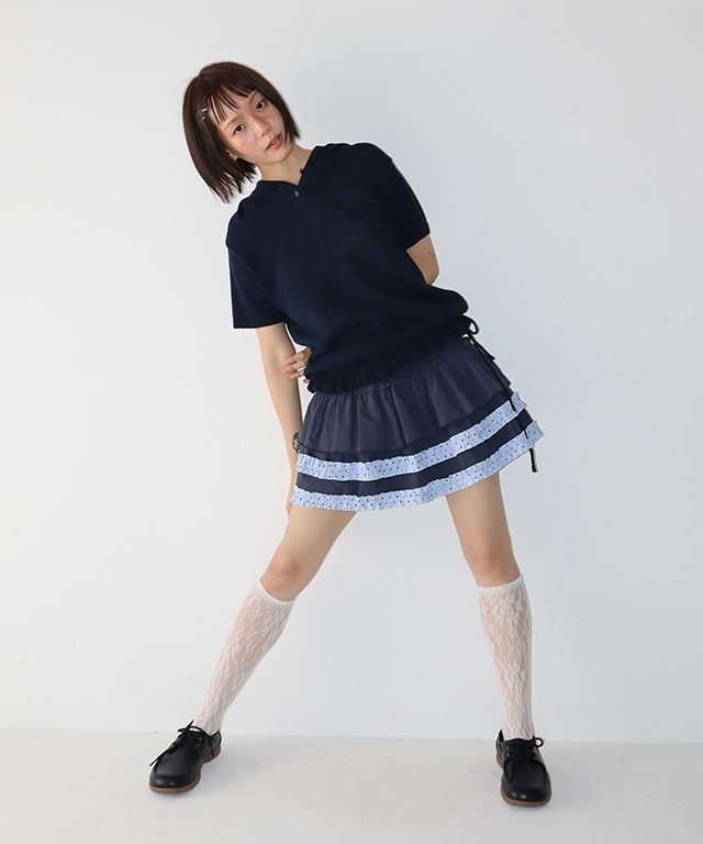 ミニスカート RONRON CANCAN LAYERED SKIRT DOT NAVY RR25BSK1459NV MUSINSA | RONRON CANCAN LAYERED SKIRT DOT NAVY