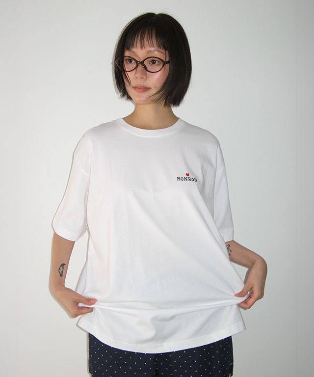 Tシャツ・カットソー RONRON SALTY KISSES OVER FIT T SHIRT 5BKK031 MUSINSA | RONRON SALTY KISSES OVER FIT T SHIRT WHITE