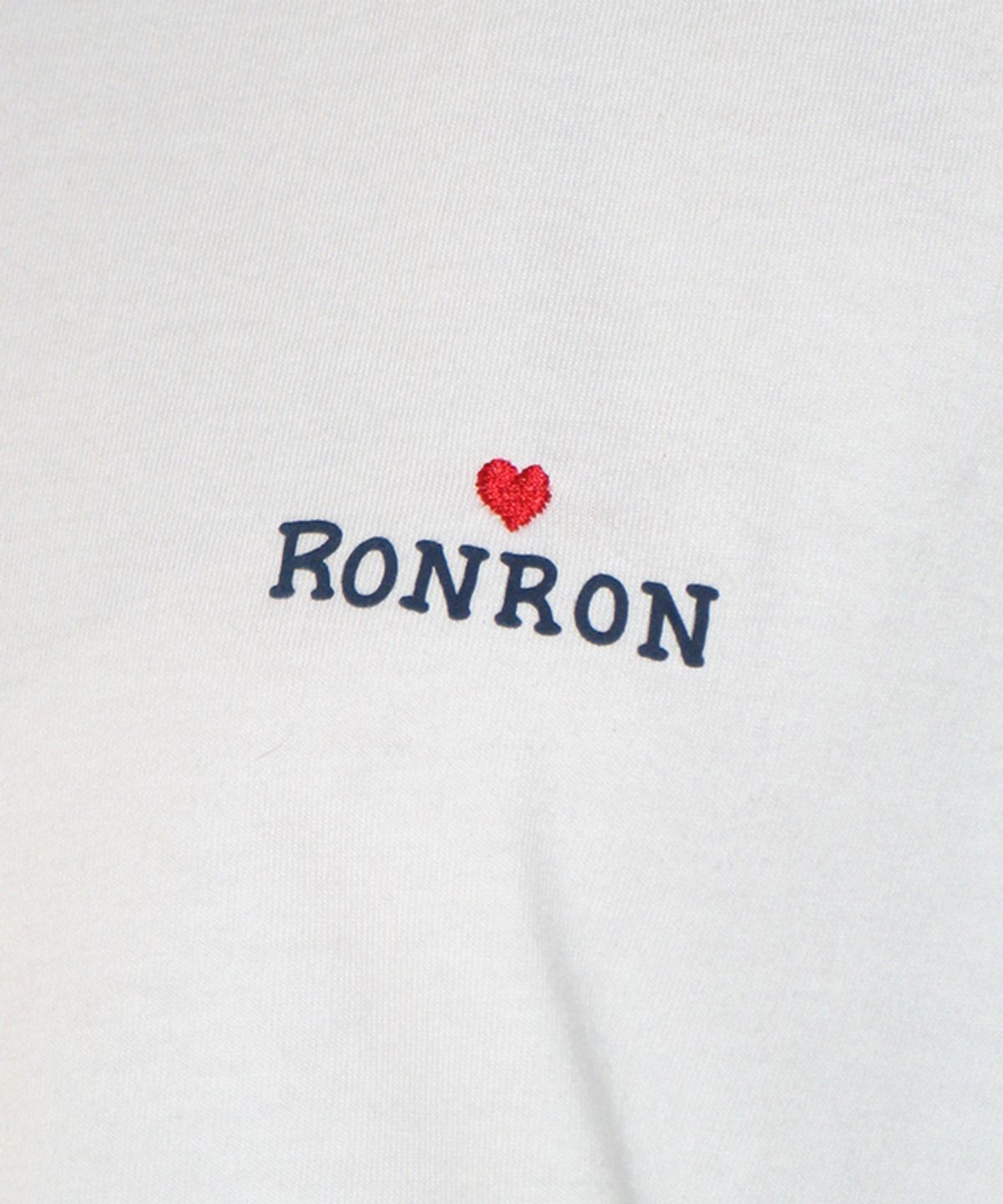 론론(RONRON) SALTY KISSES OVER FIT T SHIRT WHITE