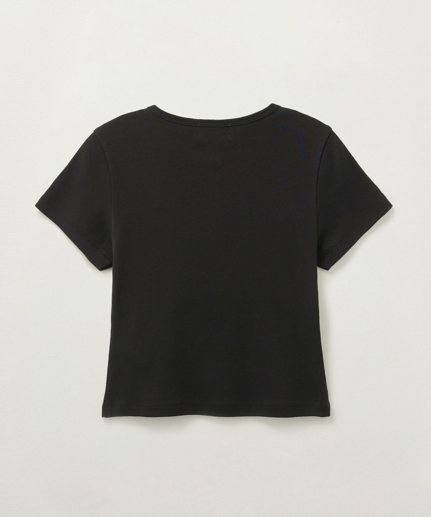 【SATUR】 (W) Citron Crop Slim Fit T-Shirt /追跡付 MUSINSA | SATUR (W) Citron Crop Slim Fit Short Sleeve T