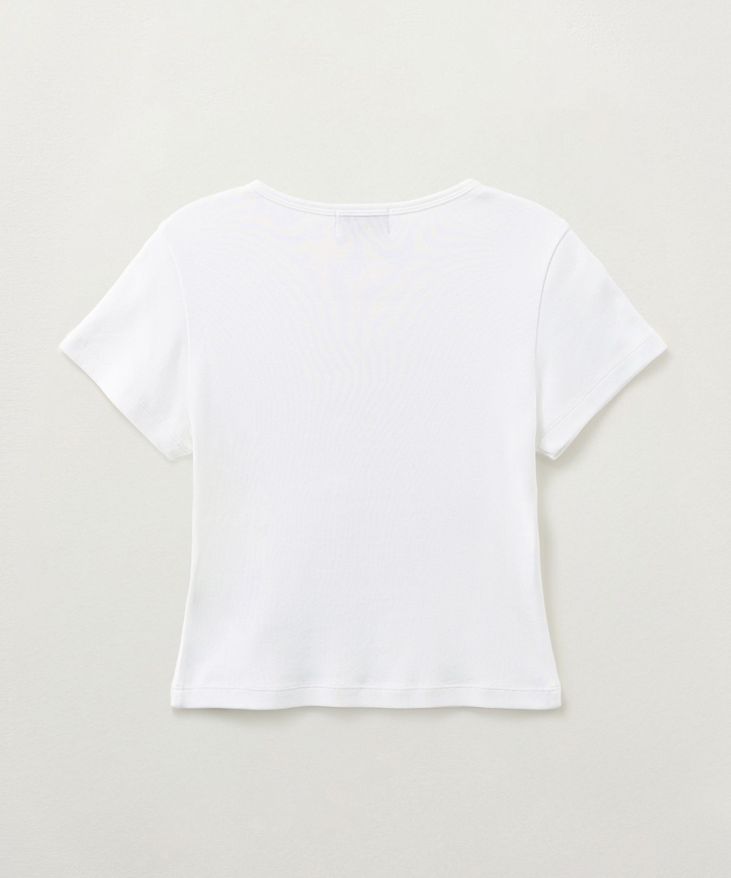 MUSINSA | SATUR (W) Citron Crop Slim Fit Short Sleeve T