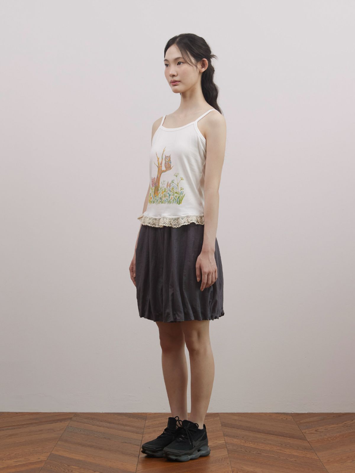 피브스피브스(PEEVES PEEVES) Ripstop Banding Shorts / Deep Purple
