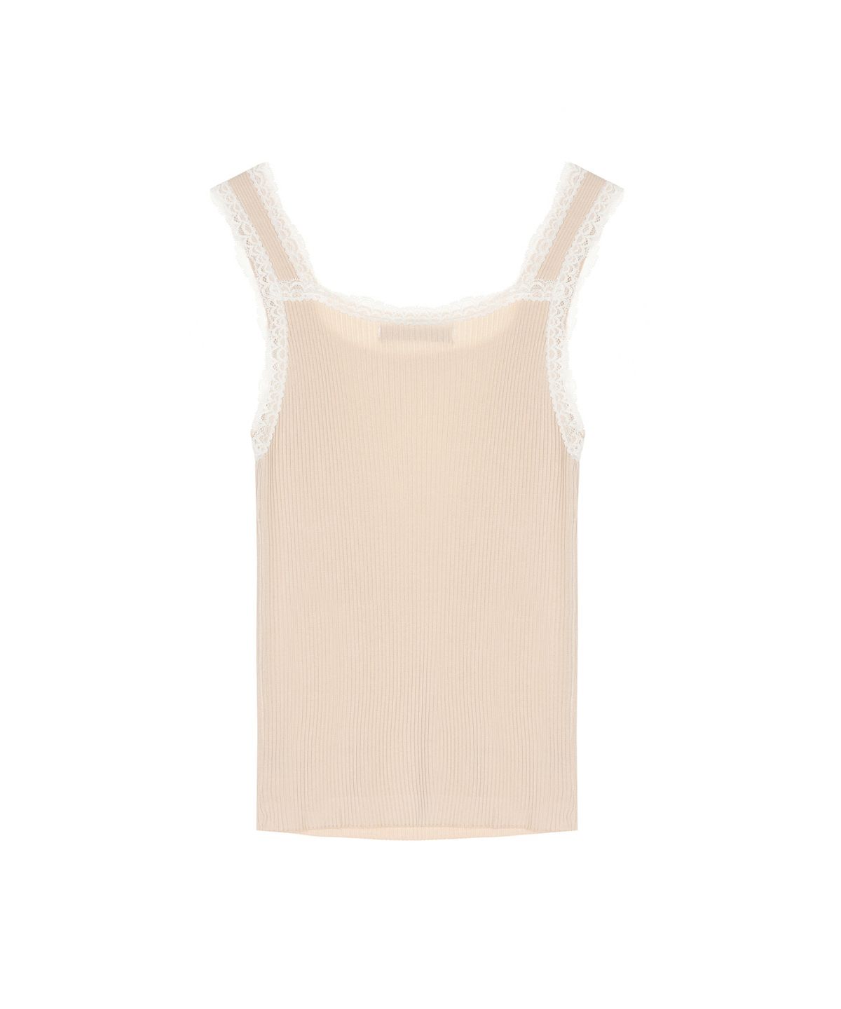 닉앤니콜(NICK&NICOLE) LACE KNIT SLEEVELESS_BEIGE