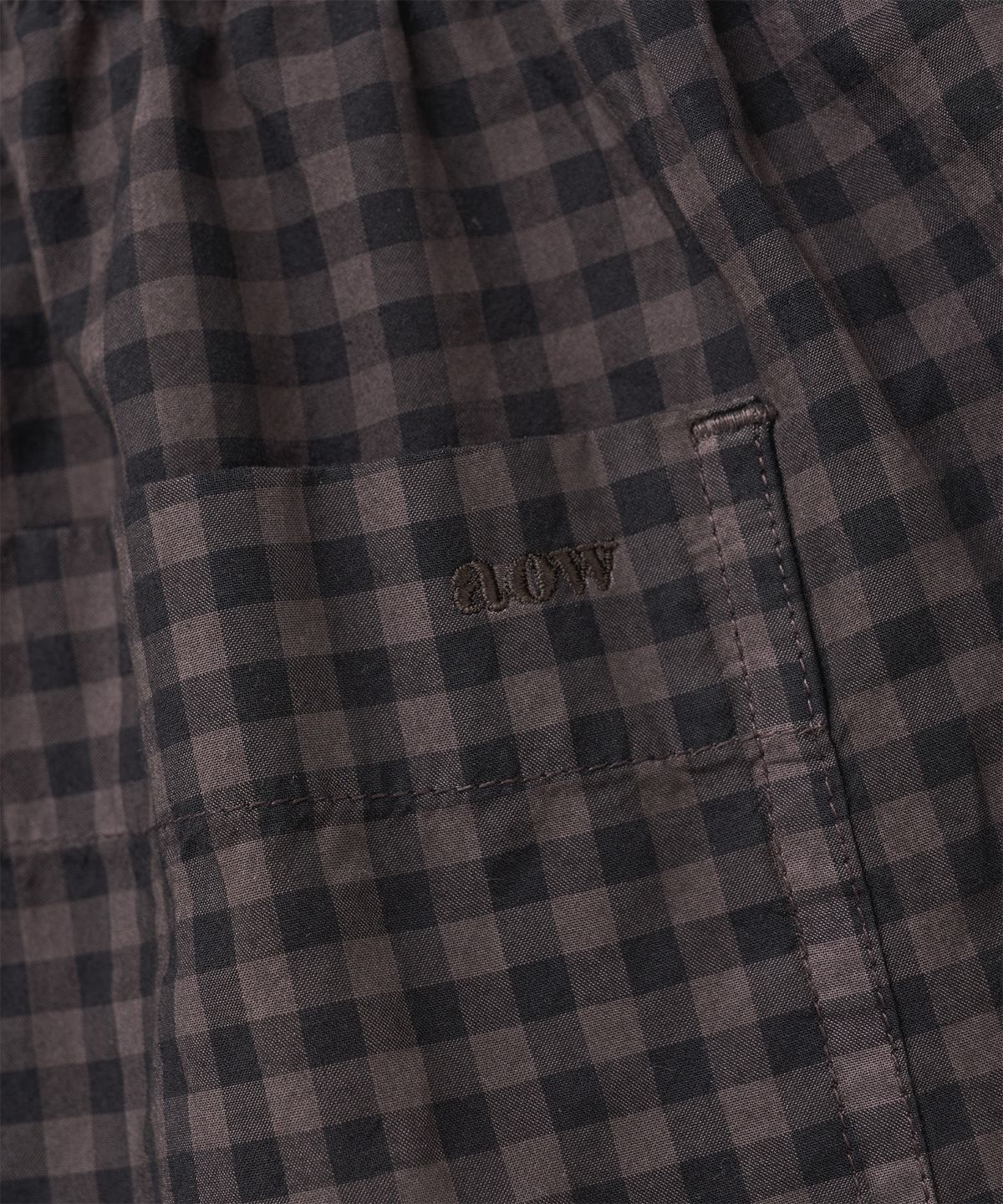 어나더오피스 우먼(ANOTHER OFFICE WOMEN) w. Lounge Shorts (Charcoal Brown)
