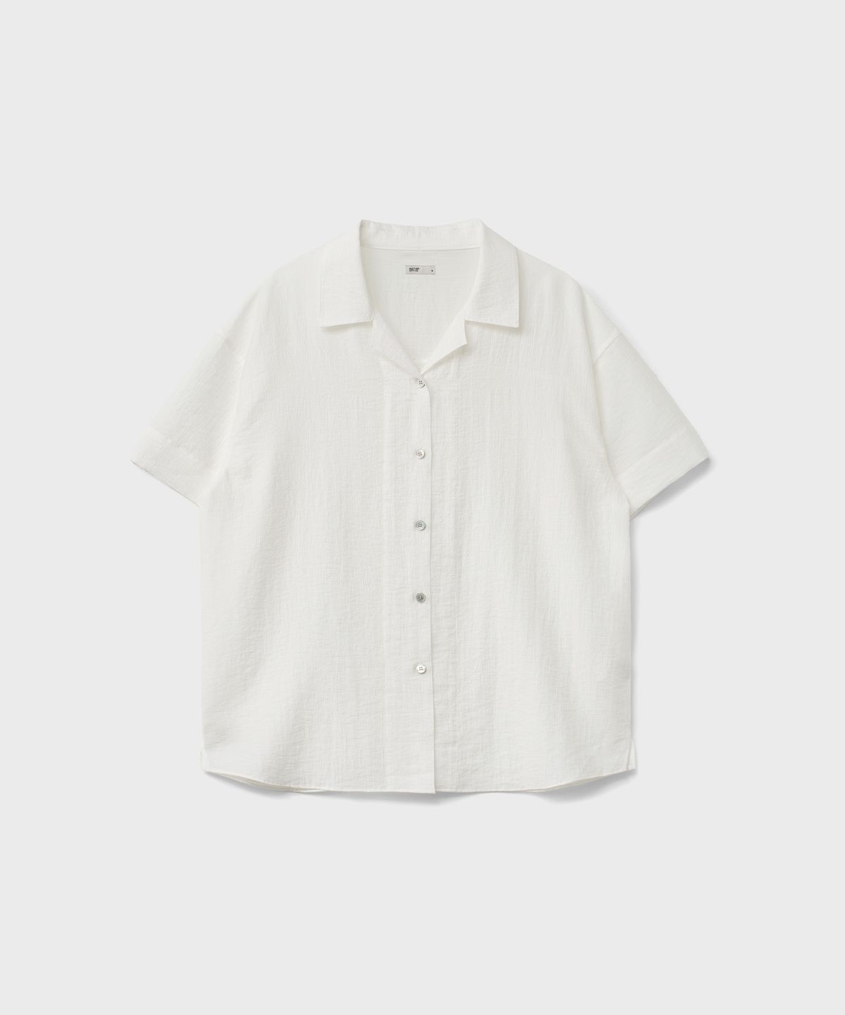 어나더오피스 우먼(ANOTHER OFFICE WOMEN) w. Broad Open-Collar Shirt (Off White)