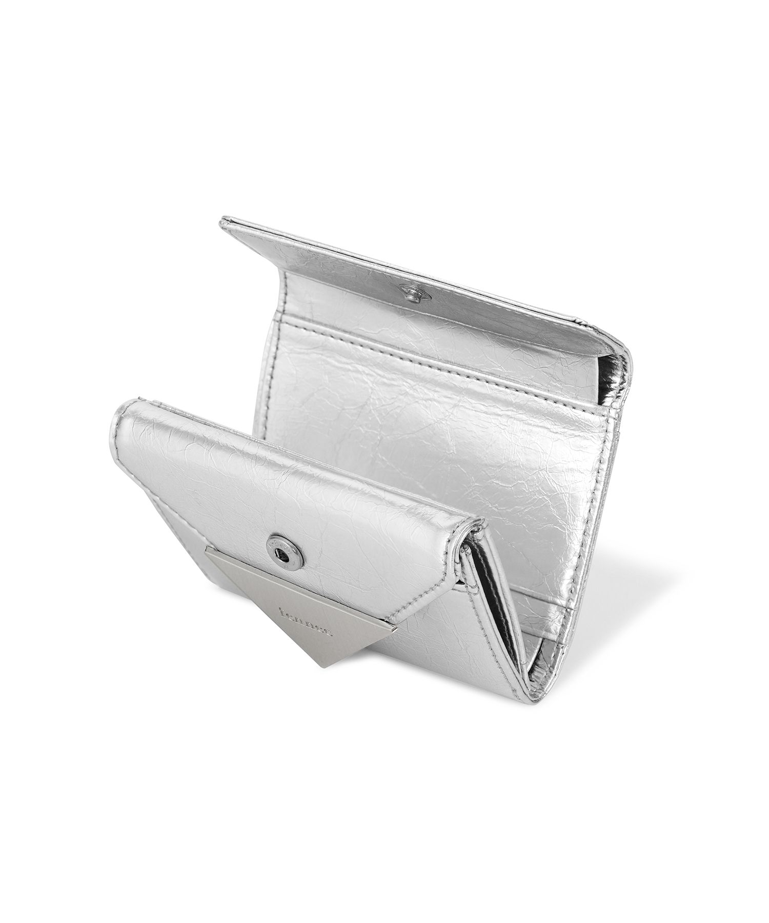 財布・小物その他 FENNEC CRINKLE PASSPORT CASE SILVER CRINKLE PASSPORT CASE - SILVER - Fennec