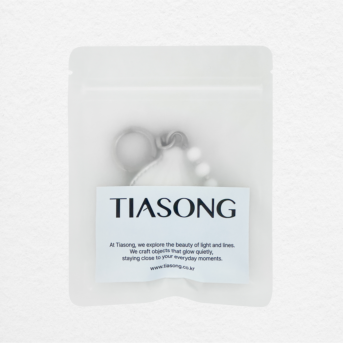 티아송(TIASONG) [주문제작] 조개 키링 - 실버