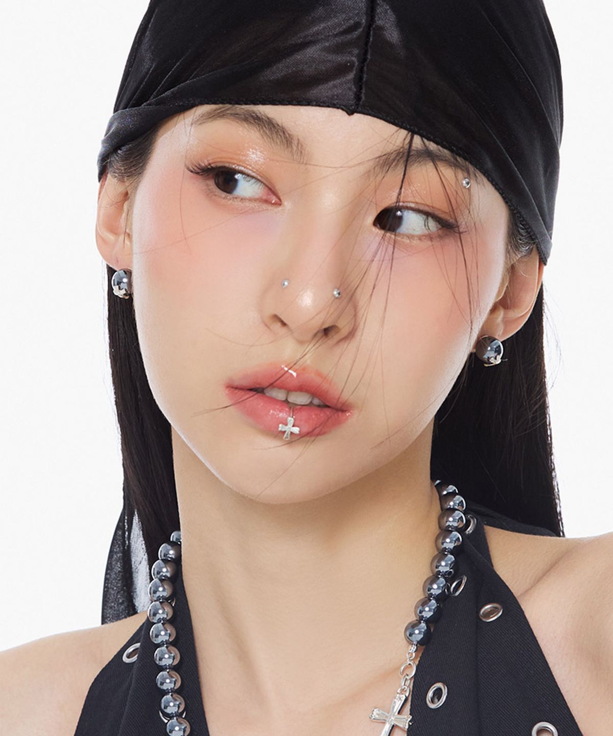 님부스(NIMBUS) 샤인 크로스 테라헤르츠 이어링 (10MM)